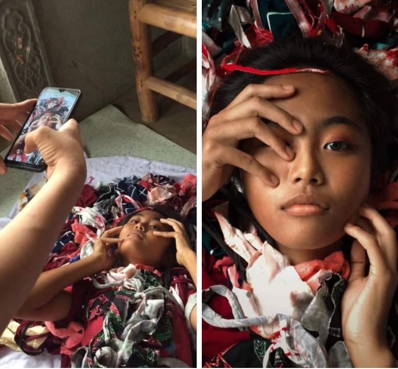 Bằng sự sáng tạo và tài ứng biến tài tình, anh chàng đã cho ra những tấm hình đẹp, dù chỉ chụp bằng điện thoại và kinh phí có hạn.