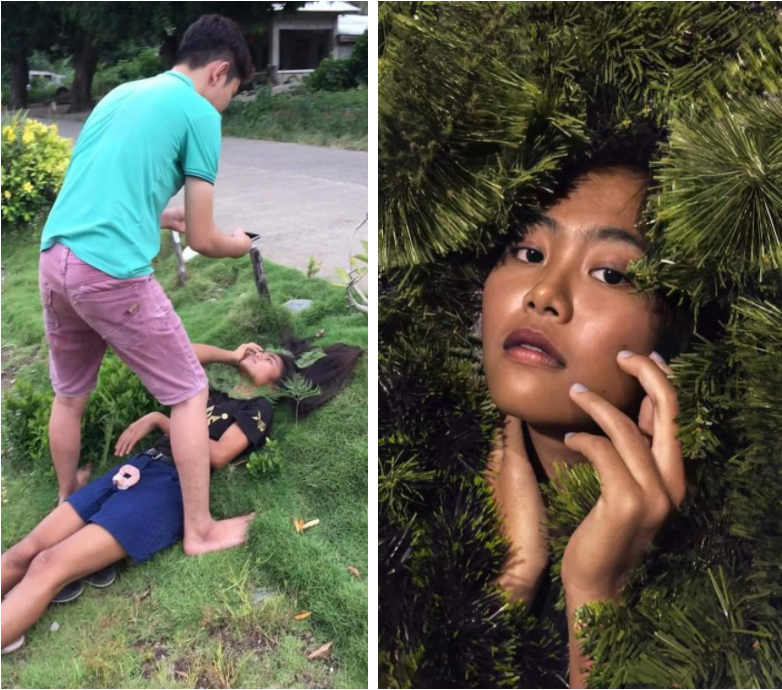 Vô vàn những hình ảnh hậu trường của những bức ảnh đẹp như bìa tạp chí khiến dân tình thích thú.