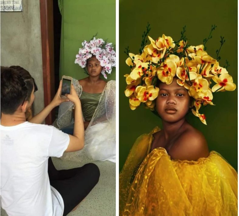 Chẳng cầu kì trong khâu chuẩn bị nhưng những bức ảnh của chàng trai lại mang đậm tính nghệ thuật cao.