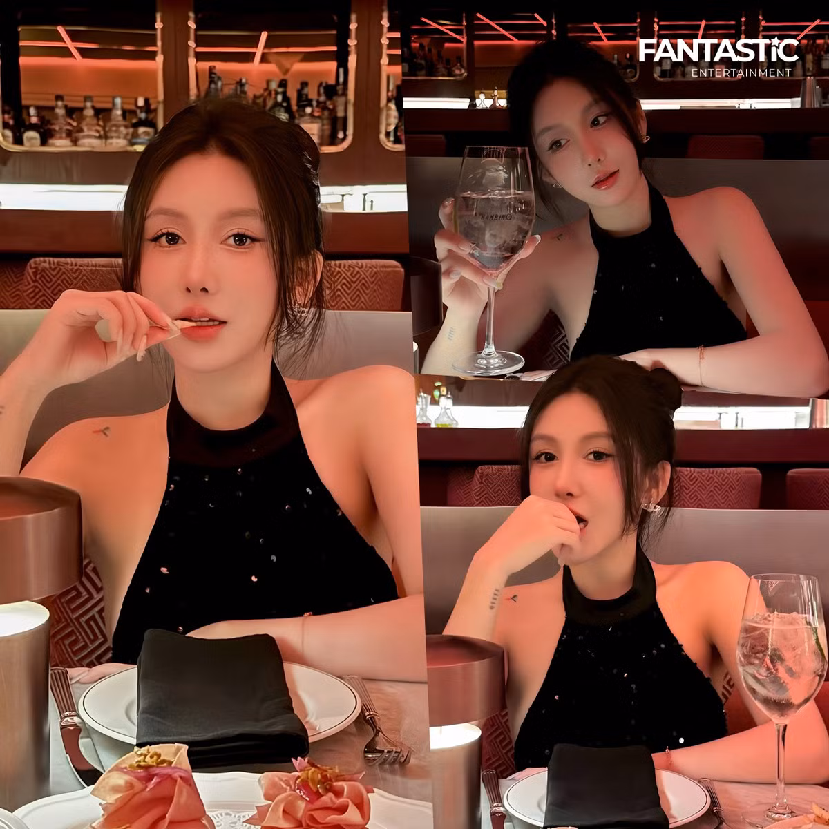 Trang phục mà "Bọt iu" chọn cũng rất phù hợp với phong cách nhẹ nhàng, nữ tính nhưng cũng không kém phần cá tính. Cộng đồng mạng không ngừng dành những lời khen ngợi về sự "xinh yêu" khó cưỡng của cô gái này.