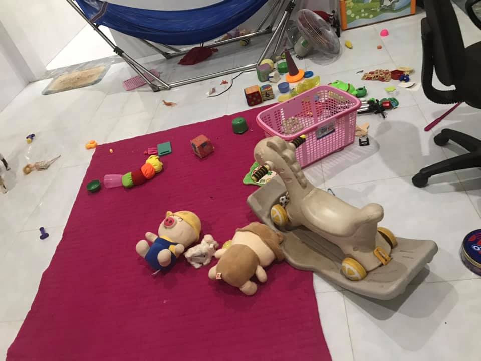 Ngay sau khi được chia sẻ, hình ảnh cậu bé bên đống đồ chơi trải khắp nhà đã nhận được sự chú ý từ cư dân mạng. Ảnh minh hoạ.