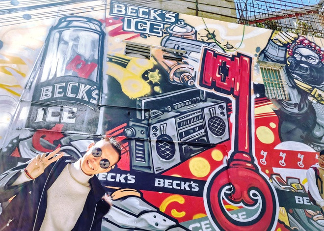 Theo chia sẻ của các bạn trẻ, bức tưởng sống ảo mới Đà Lạt có tên Beck’s Ice.