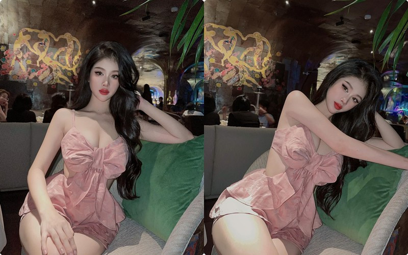 Người đẹp còn có nút ruồi rất duyên ở 1 bên cằm và chính điều này là đặc điểm nhận dạng của cô nàng.