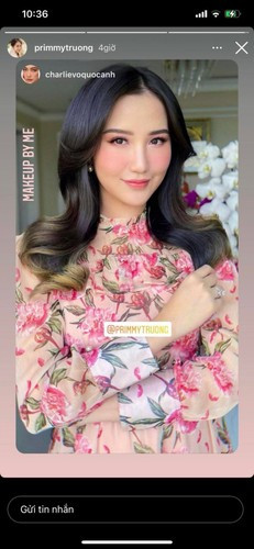 Sau sinh 1 tháng, vợ thiếu gia Phan Thành còn khá mũm mĩm nhưng vẫn rất tươi tắn công khai con trai đầu lòng cho người hâm mộ.