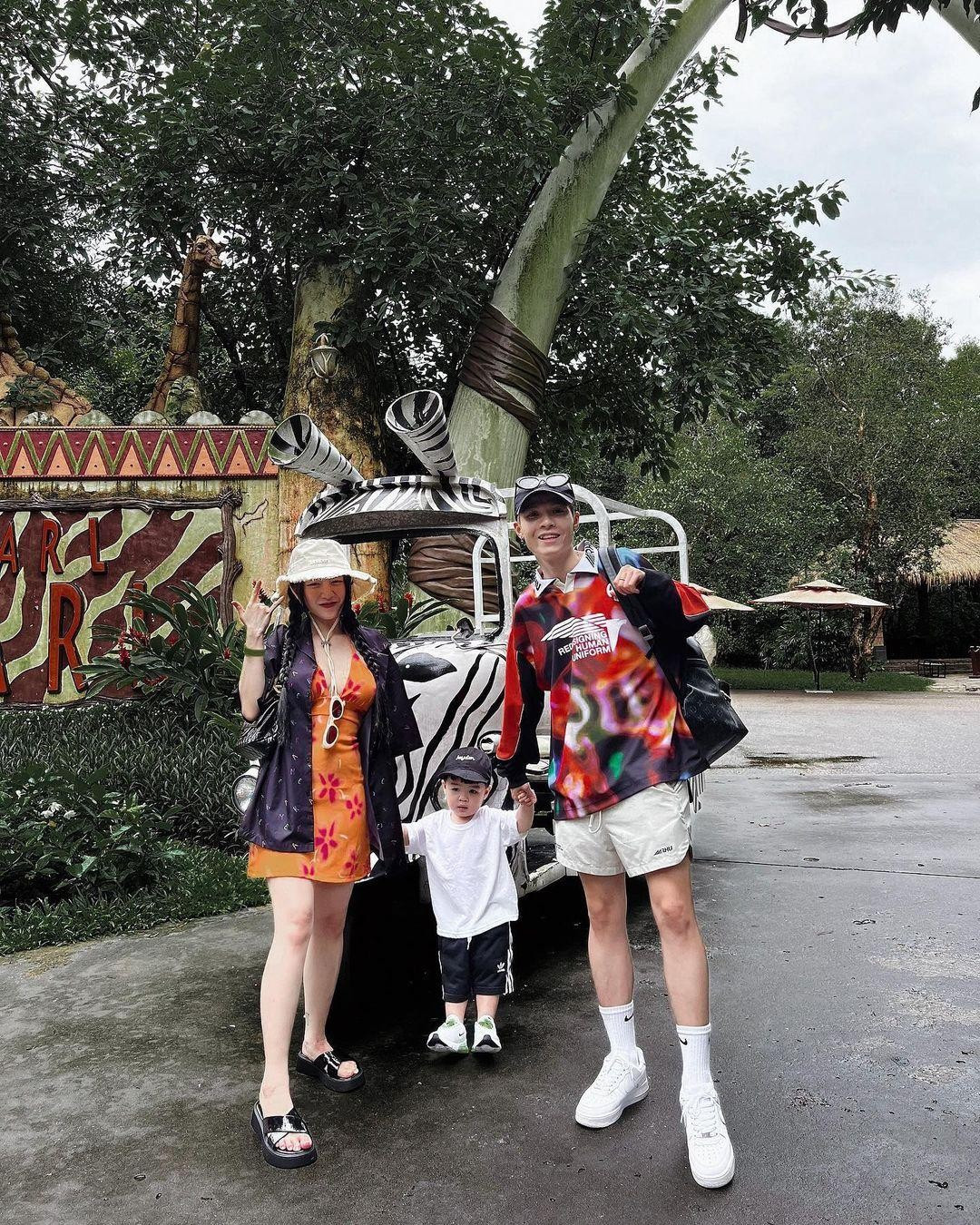 Gia đình Joyce Phạm cùng đi Phú Quốc.