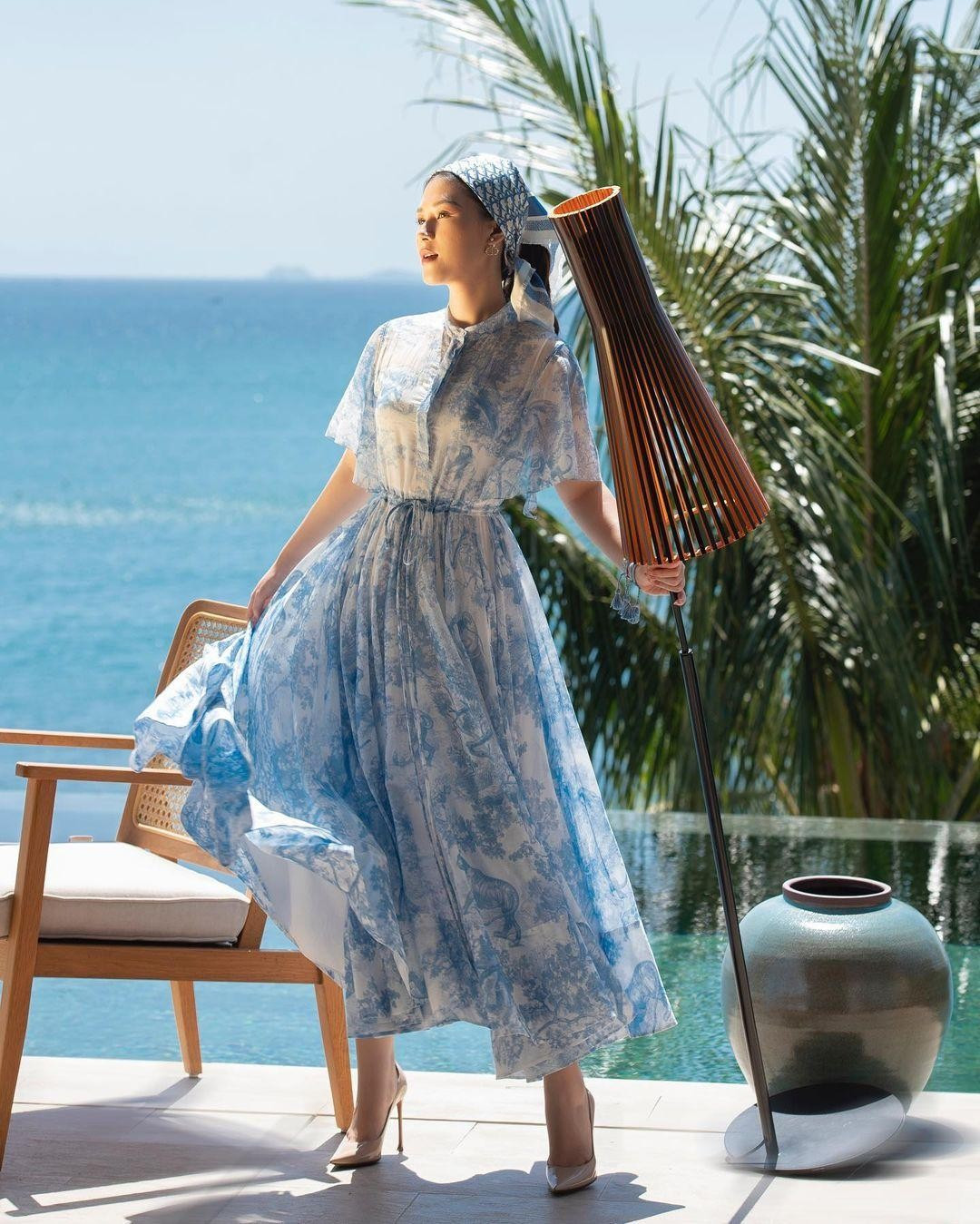 Mới đây, nữ rich kid đã có mặt tại Nha Trang để nghỉ dưỡng và du lịch.