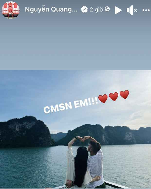 Cũng vì "ván đã đóng thuyền" nên thời gian gần đây, Chu Thanh Huyền thời gian gần đây thoải mái "xả" ảnh thời còn hẹn hò với Quang Hải.