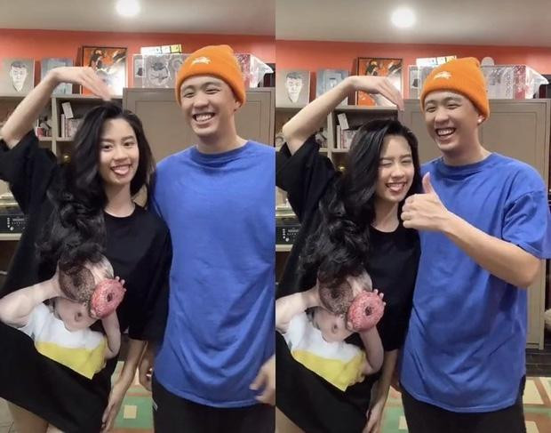 Bước ra khỏi vùng bí mật, Hàn Hằng và Huyme thoải mái chia sẻ lên mạng xã hội.