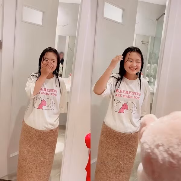 Trước đó, ở một đoạn clip khác, khi được hỏi có nhớ nhà không, Phúng Phính ngượng ngùng gật đầu, còn xin được về Hà Giang 3 ngày rồi sẽ quay trở lại.