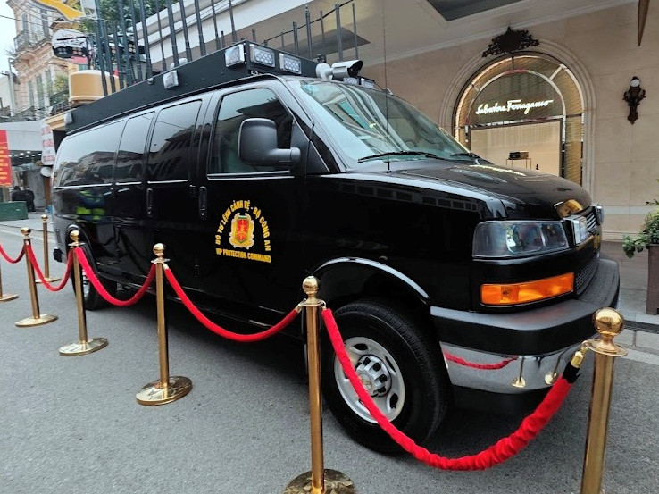 Xe cơ giới kỹ thuật của lực lượng cảnh vệ