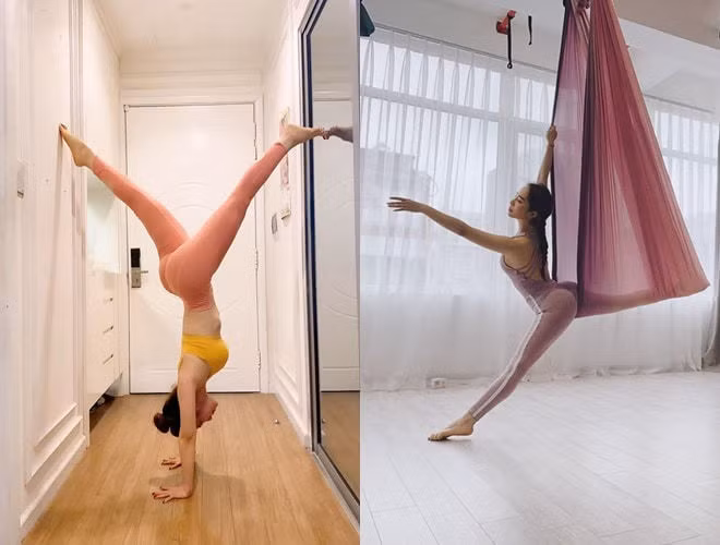 Theo chia sẻ để có được vóc dáng chuẩn chỉnh và vòng eo con kiến, Quỳnh Nga đã tập luyện rất nghiêm khắc.