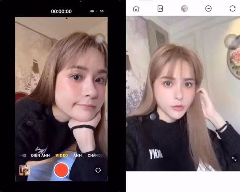 Mới đây trên trang cá nhân, Đoàn Di Băng chơi lớn khi show ảnh mặt mộc của bản thân bằng cam thường. Mở đầu clip, nữ đại gia ngồi trong một căn phòng, vô tư khoe ảnh chẳng cần dùng app.