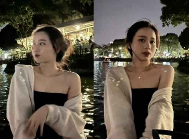 Trên Instagram cá nhân tối 3/5, Hoa Mỹ đăng tải video khi cô cùng Mạnh Dũng check-in ở một cửa hàng thời trang nữ. Cả hai tạo dáng nhí nhảnh.