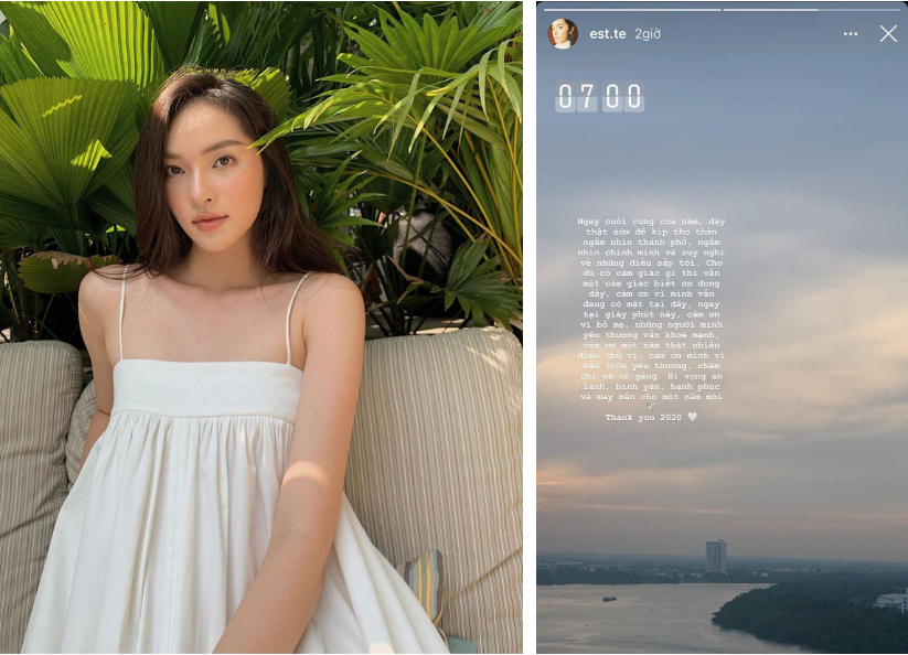 Phạm Diệu Linh mẫu lookbook dậy từ sáng sớm để ngắm nhìn thành phố, ngẫm lại bản thân trong năm trong năm 2020 và suy nghĩ về những điều sắp tới.