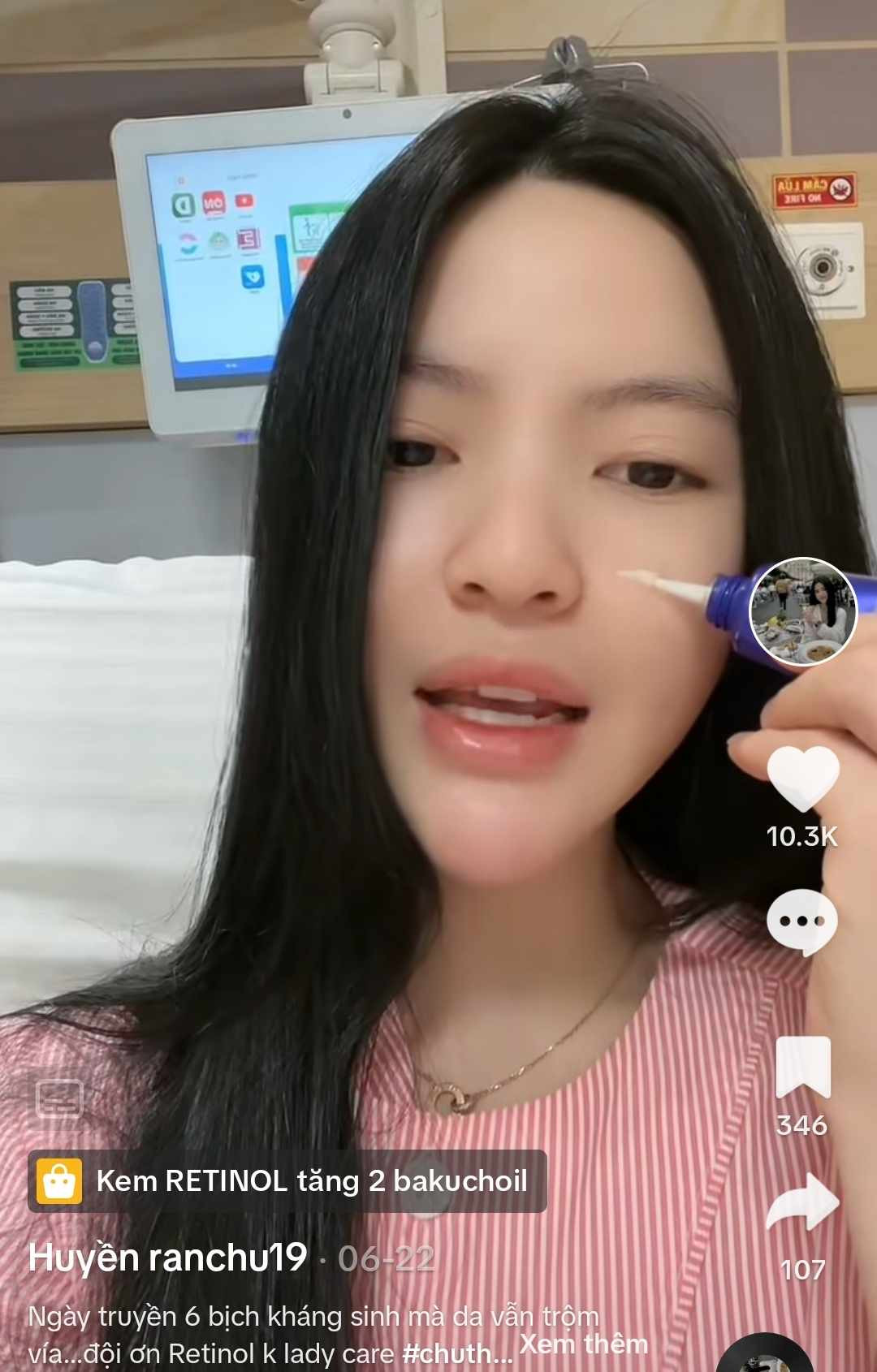 Về sức khỏe hiện tại của Chu Thanh Huyền, Đ.T.H cho hay cô nàng hiện đã ổn hơn nhưng vẫn còn nằm trong viện.