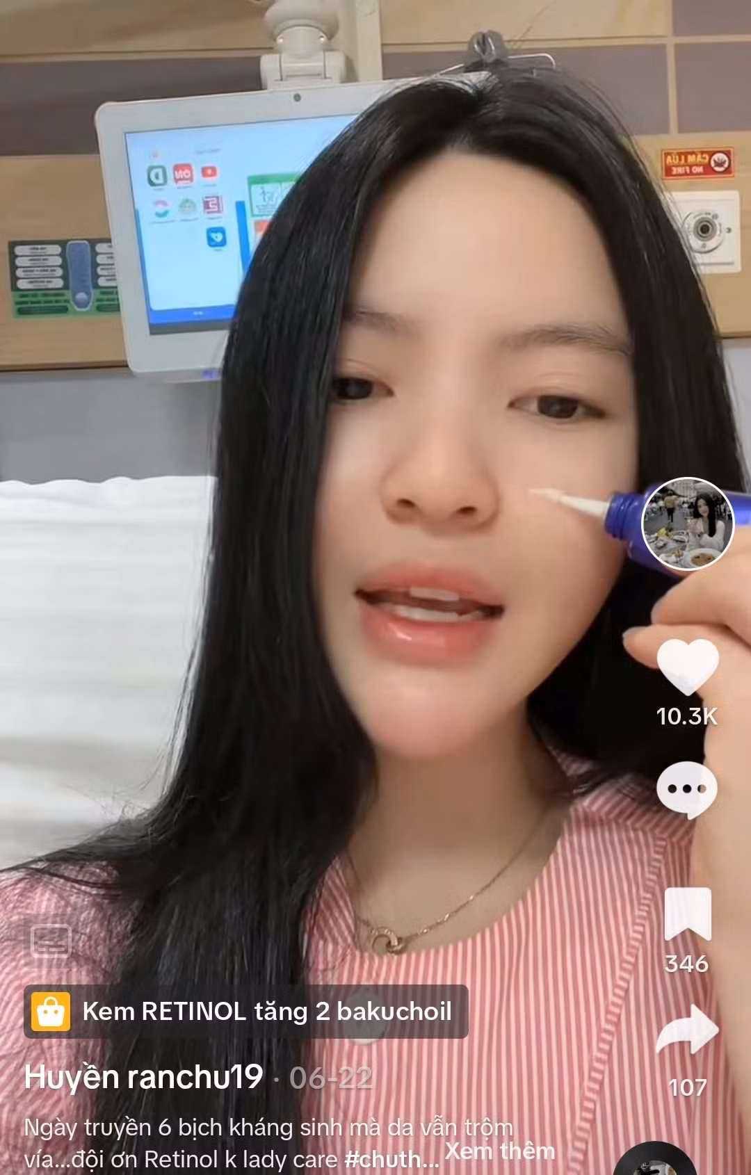 Về sức khỏe hiện tại của Chu Thanh Huyền, Đ.T.H cho hay cô nàng hiện đã ổn hơn nhưng vẫn còn nằm trong viện.