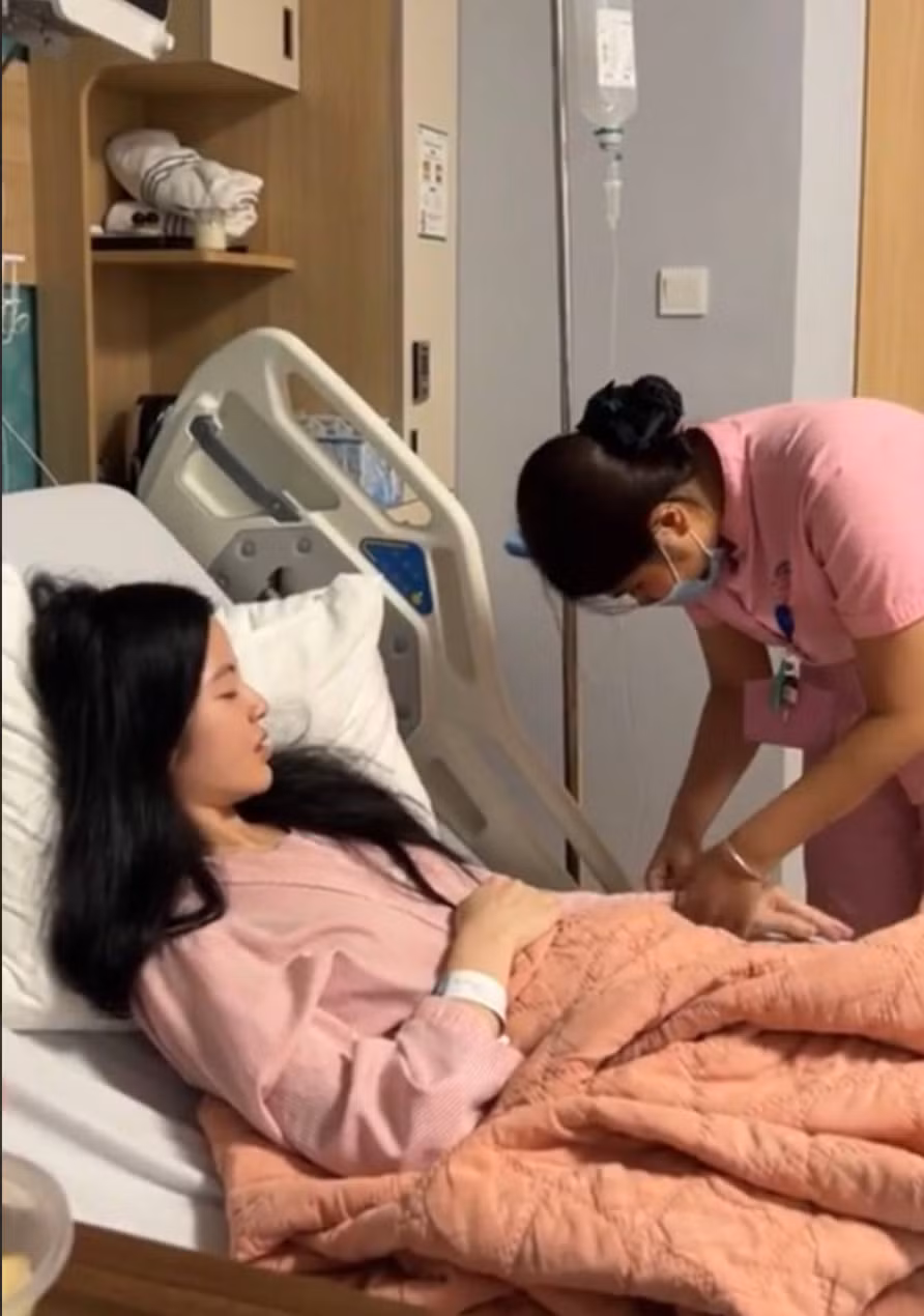 Em gái của Huyền cầm điện thoại, thấy nhiều thông tin tiêu cực nên sợ ảnh hưởng mới đăng video đó lên. Tuy nhiên, bạn ấy cũng không nghĩ khi đăng tải lại nhận nhiều phản ứng trái chiều nên đã xóa video ngay sau đó”.