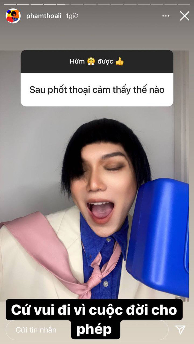 Mở đầu đoạn clip, Phạm Thoại đã lên giọng, chỉ trích thẳng thừng quan điểm của cô gái rằng không có gia đình nào ở Việt Nam con cháu lại bắt cô dì chú bác đi rửa bát bao giờ. Đồng thời liên tục đưa ra những câu nói phản biện lại chuyện "rửa bát" của cô gái.