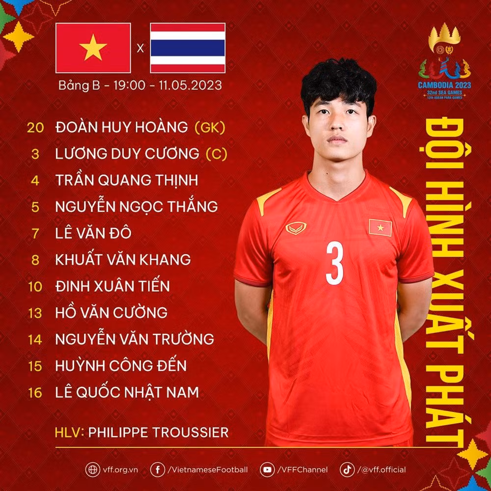 Hoa Thai Lan, U22 Viet Nam gap Indonesia o ban ket SEA Games 32-Hinh-13