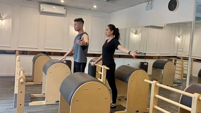 Không chỉ là "hoa khôi" nhà đài, Mai Ngọc còn được biết đến vị trí "nữ hoàng" thể thao bởi cô nàng cực chăm chỉ trong khoản tập tành giữ dáng.