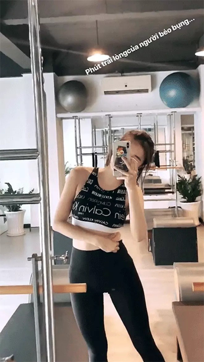 Để duy trì vóc dáng thon gọn, Salim tập pilates từ khá lâu.