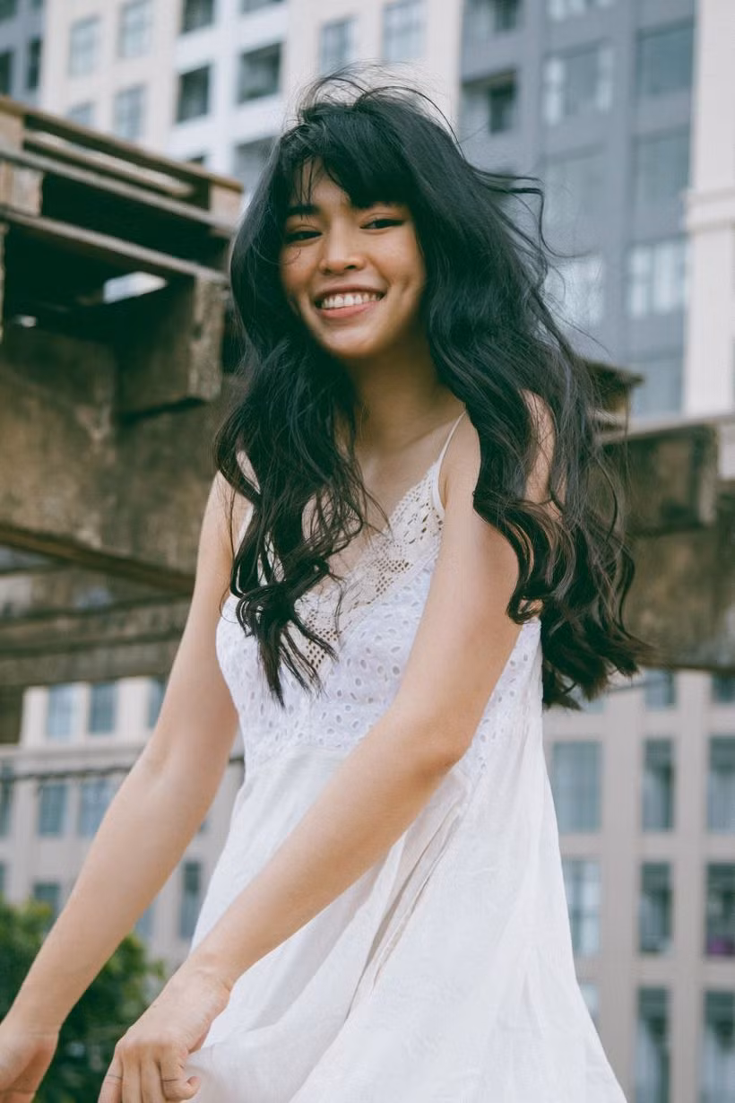 Cũng theo Khánh Vân, hình ảnh hiện tại của cô nàng có phần "tròn trịa" đáng yêu hơn lúc trước một chút.