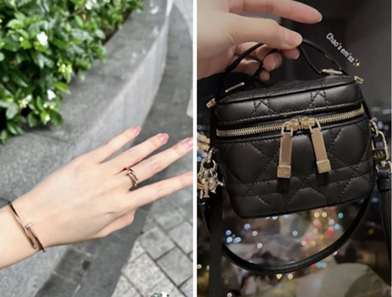 Những món quà mà Tuấn Tài tặng bạn gái.