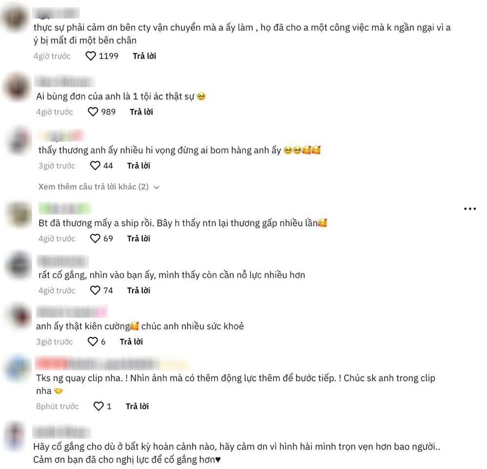 Trong cuộc sống cũng có rất nhiều mảnh đời kém may mắn như nam shipper trên.