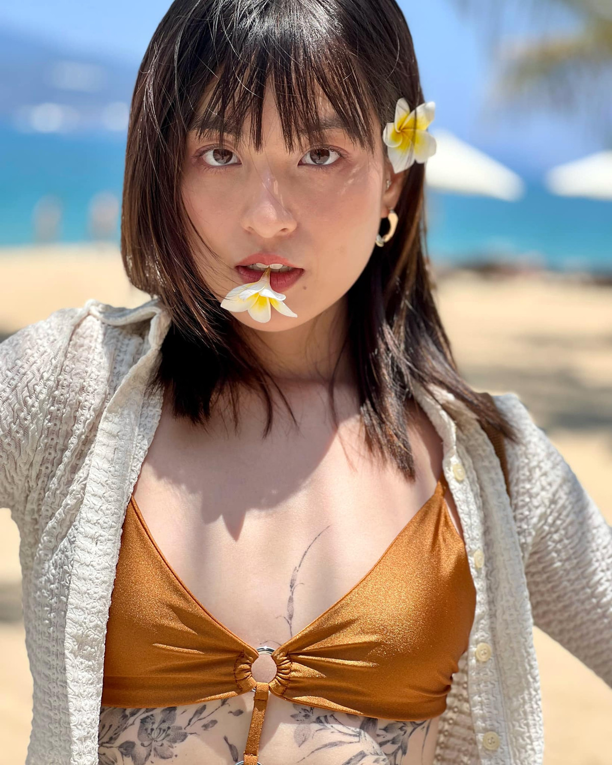 Bên cạnh body đẹp miễn chê, Thảo Tâm còn ghi điểm bằng thần thái diễn xuất trước ống kính cực có hồn.