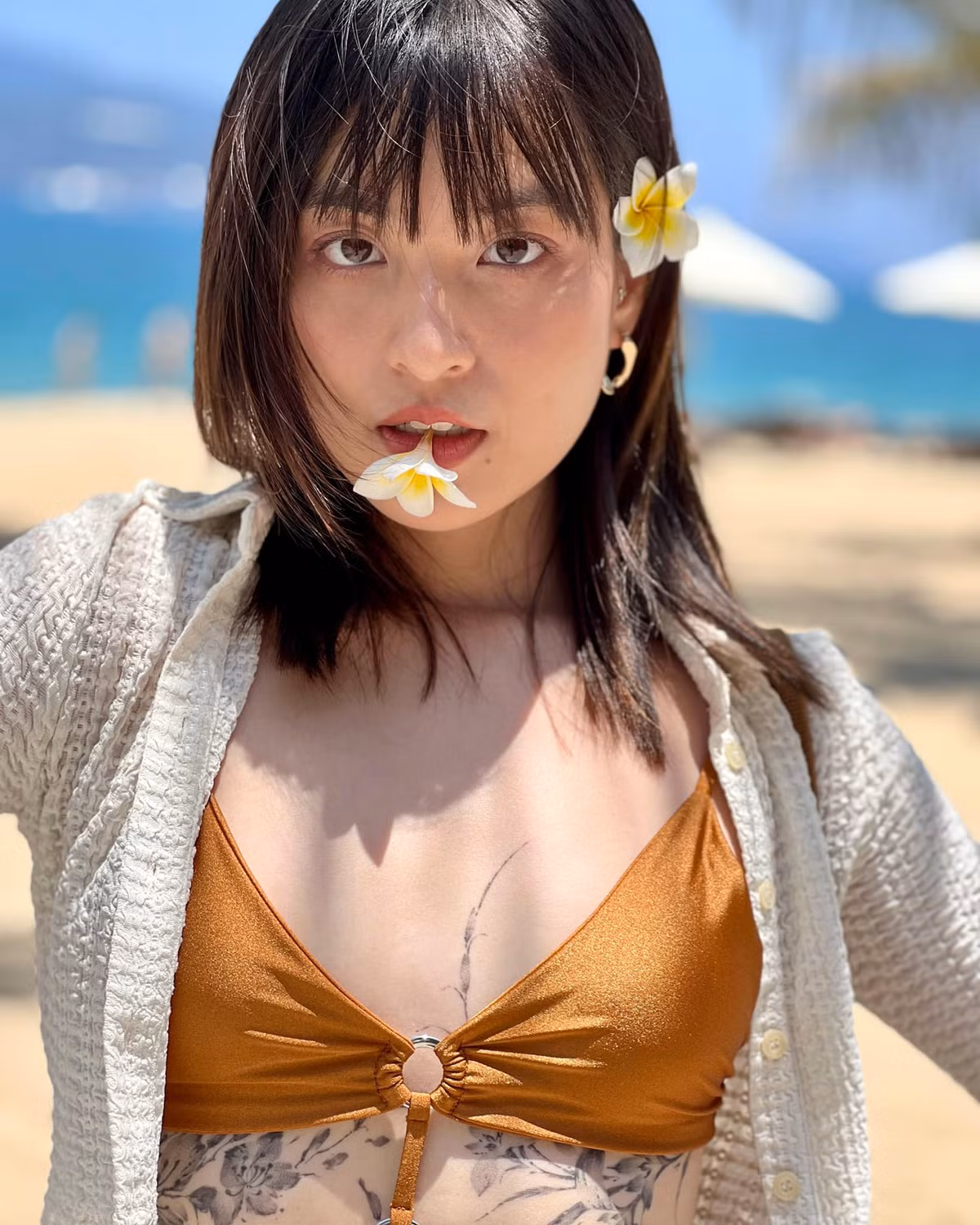 Bên cạnh body đẹp miễn chê, Thảo Tâm còn ghi điểm bằng thần thái diễn xuất trước ống kính cực có hồn.