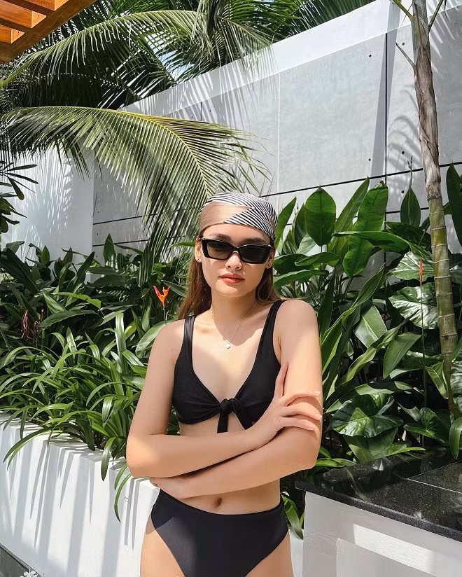 Khi được đặt câu hỏi về chỉnh sửa nhan sắc, Linda Ngô thẳng thắn không ngần ngại chứng minh vẻ đẹp tự nhiên