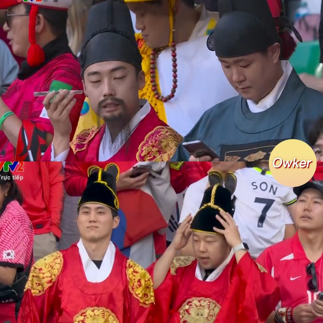 Những hình tượng này cũng không kém phần hài hước được nhiều dân mạng truyền tay nhau sau trận đấu giữa Hàn Quốc và Uruguay.