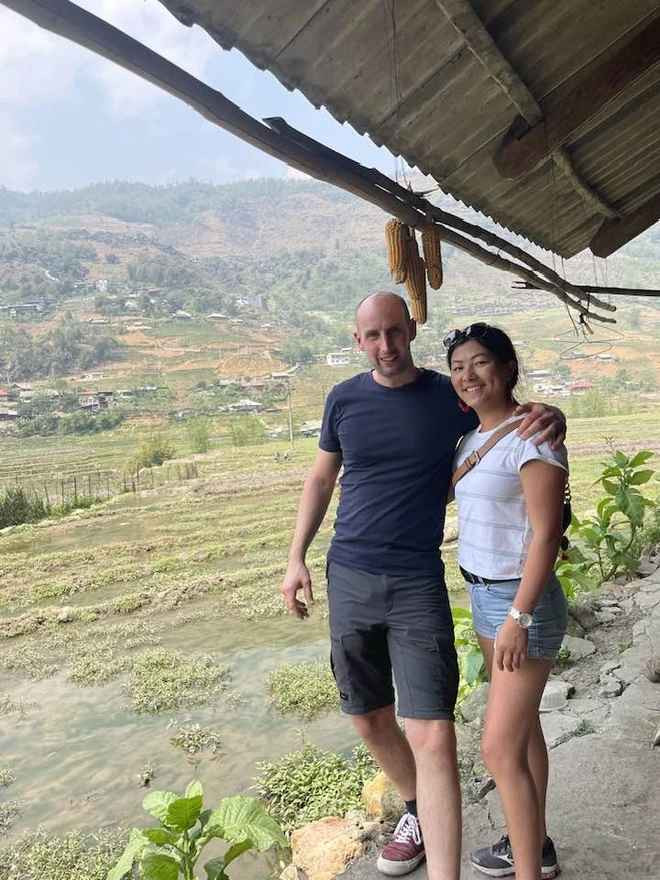 Mới đây Lò Thị Mai đã cùng bạn trai - anh Wim Francois (sinh năm 1983, quốc tịch Bỉ) về thăm gia đình cô ở Sapa.