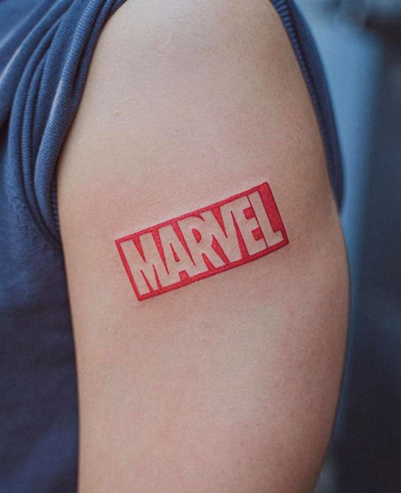 Là một fan của nhà Marvel thì hãy "tậu" ngay cho mình một hình xăm.