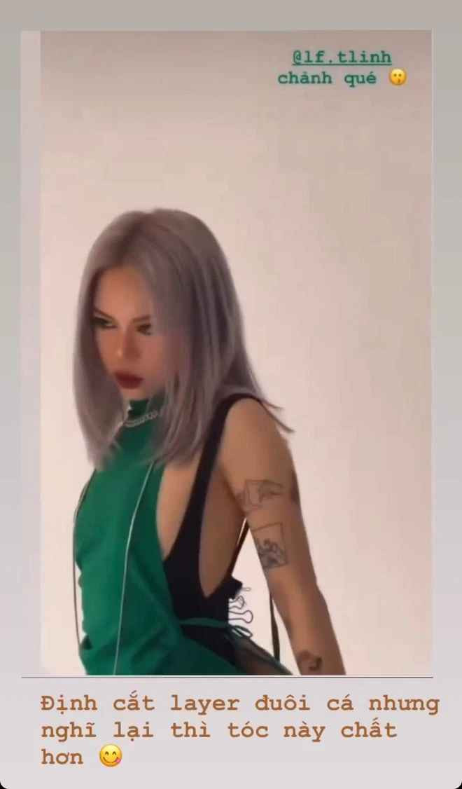 Không những vậy, dân mạng còn nghi vấn Tlinh "nặn" lại mũi để thon hơn, sống mũi cao hơn.