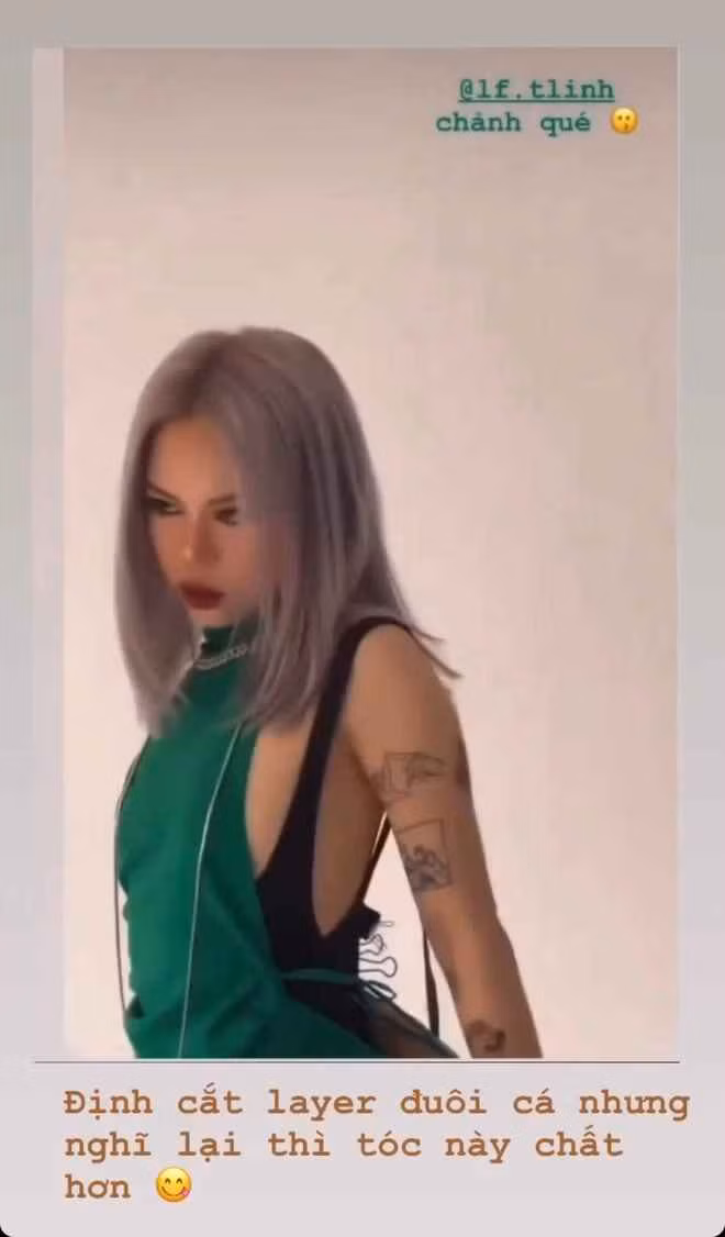 Không những vậy, dân mạng còn nghi vấn Tlinh "nặn" lại mũi để thon hơn, sống mũi cao hơn.
