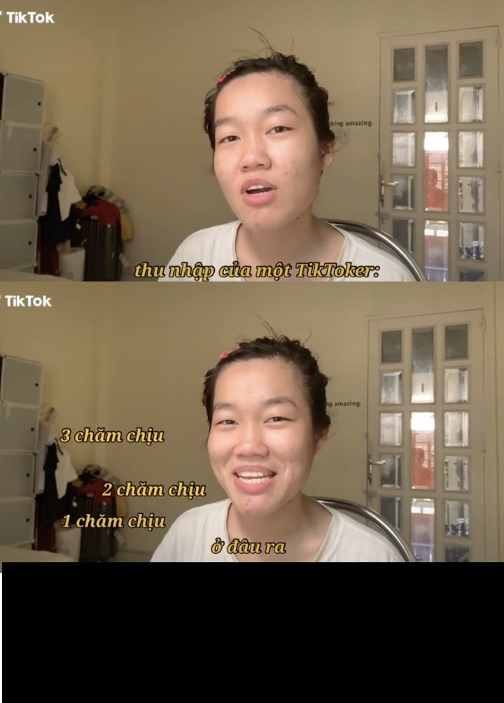 Mới đây, trên trang cá nhân Lê Thụy lần đầu có tiết lộ về thu nhập hàng tháng của mình khi làm TikTok. Theo đó, có nhiều đồn đoán rằng lương của TikToker này mỗi tháng lên đến 100 triệu đồng, 200 triệu đồng… Ngay lập tức, cô nàng sinh năm 2000 đã thẳng thắn thừa nhận rằng thu nhập là 45 triệu đồng.