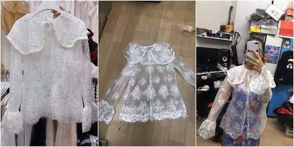 "Đồ ren muốn đẹp thì cũng phải tầm 700-800K đổ lên chứ", "Ren này thời nào ấy nhở, kiểu 2014-2015", "Chưa nói tới ren thì lớp lót đã khác rồi, làm da xỉn màu thấy rõ", "Trông còn tưởng váy cho bà bầu cơ đấy", "Bảo cái rèm cửa là còn nhẹ nhàng chán"... là những bình luận màn mua sắm online thảm họa của H.P.