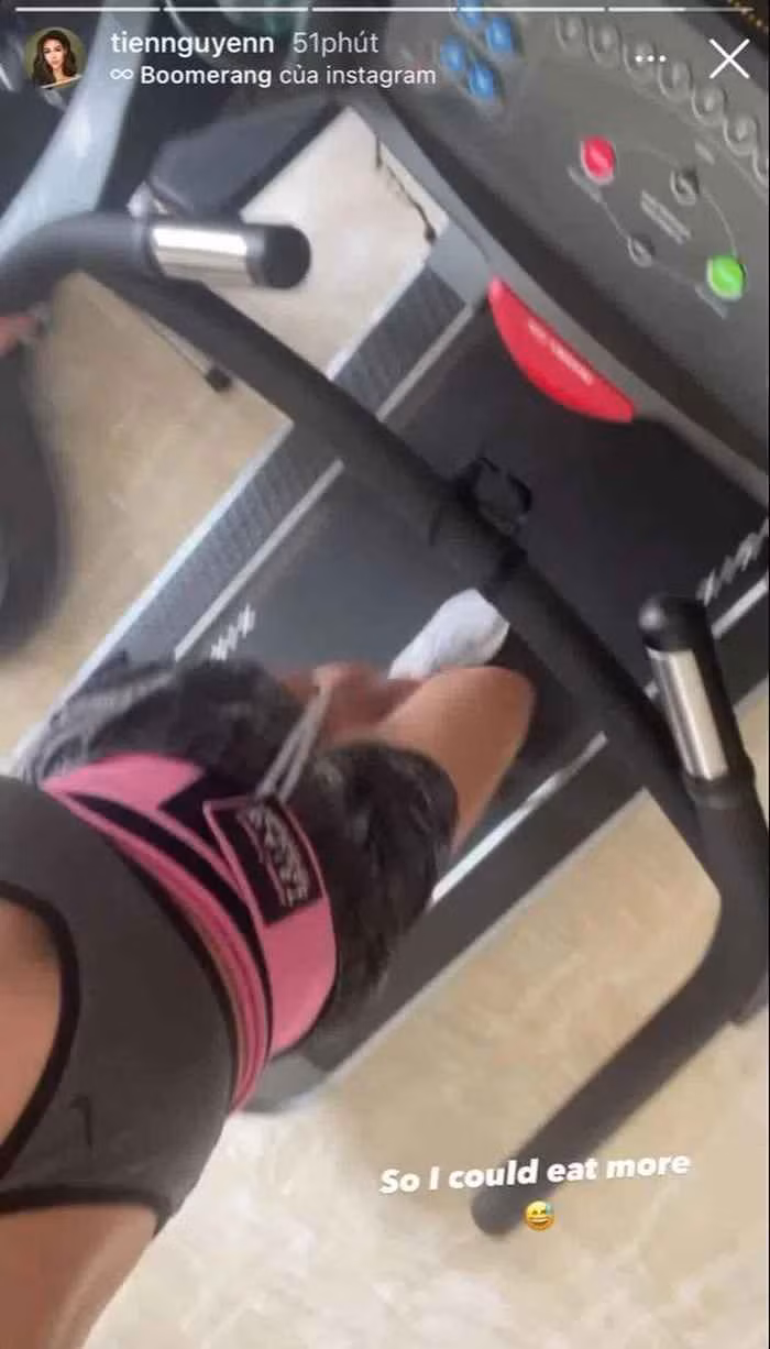 Tiên Nguyễn tập chăm chỉ cũng như khi rảnh sẽ họp mặt tập cùng bạn bè để cùng nhau tập chung.