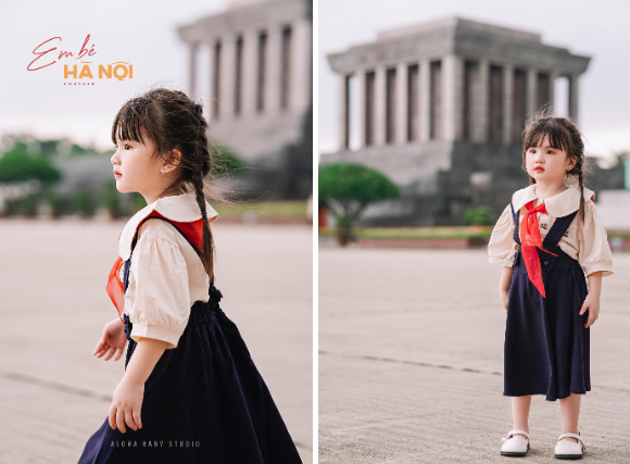 Là một cô bé có ngoại hình sáng sân khấu, mẹ Bảo Anh cho biết vẫn chưa cho con theo lớp năng khiếu nào.