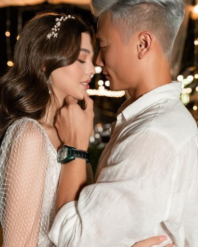 Trên trang cá nhân của cả Bùi Tiến Dũng và Dianka không ít những hình ảnh ngọt ngào được đăng tải.