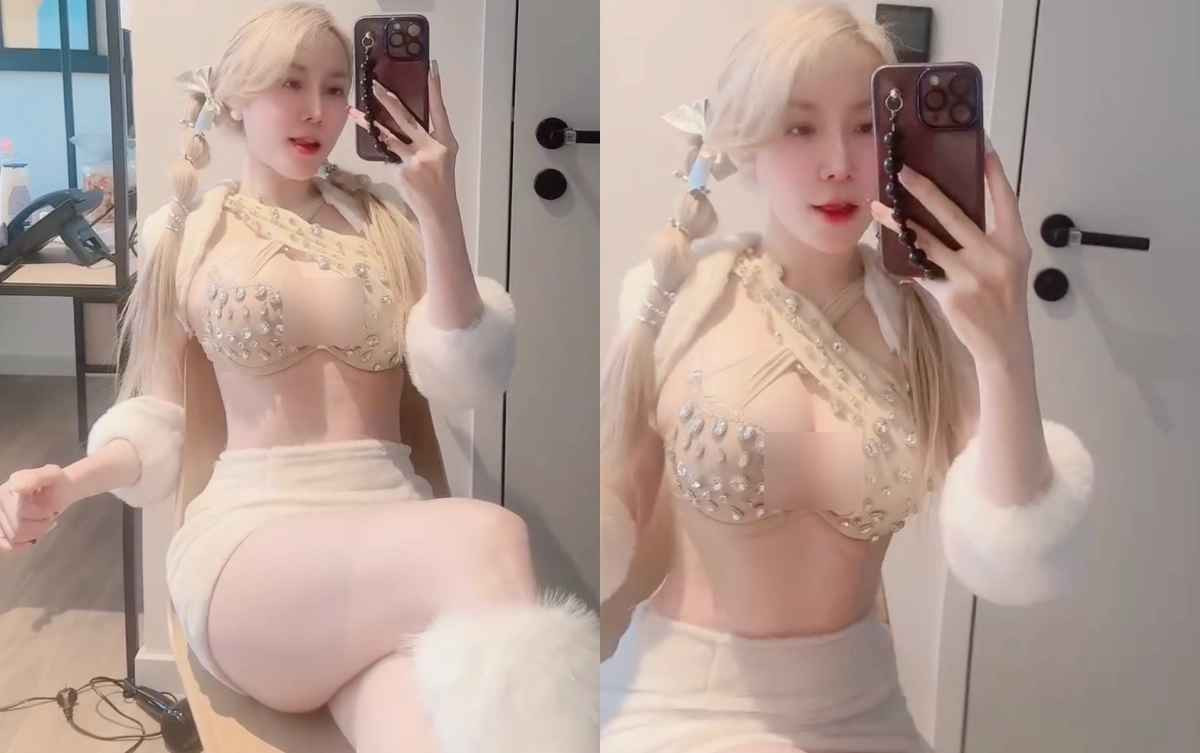Mới đây đây, nữ DJ Thảo Bebe đăng tải đoạn clip khoe vóc dáng phồn thực. Trong hình ảnh được chia sẻ, cô diện trang phục cắt xẻ táo bạo "mặc như không mặc", để lộ vòng một căng tràn cùng vòng eo thon gọn.