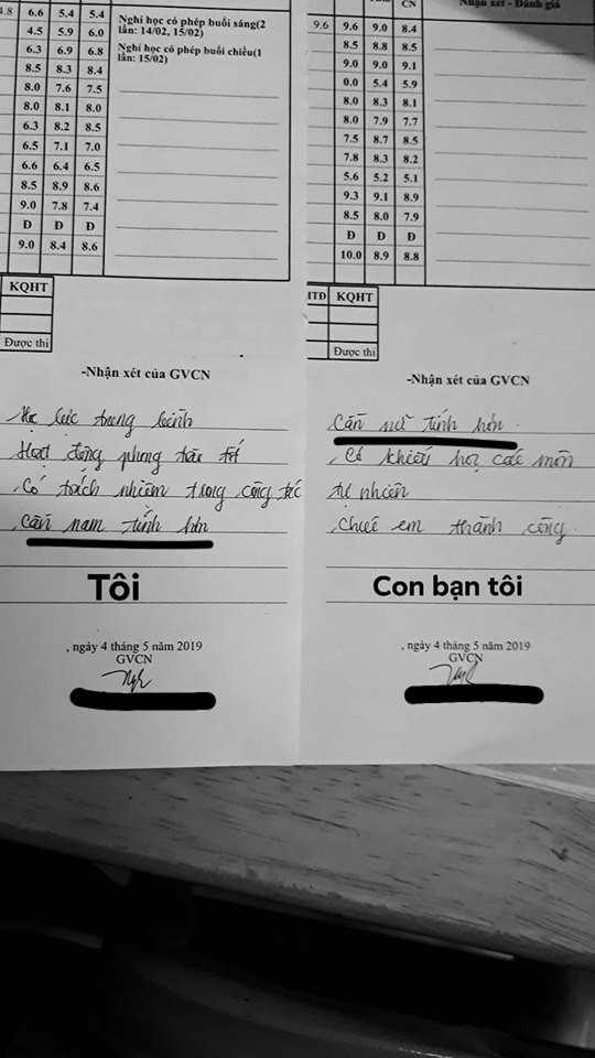 Thực chất, sổ liên lạc là điều mà không ít người phải tò mò mỗi dịp tổng kết.