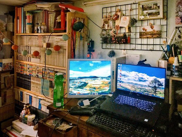 Kim Nguyen không nhớ rõ số lượng truyện mình đang sở hữu, chỉ biết chúng rơi vào khoảng tầm 1000-1500 cuốn. Sở thích này được anh chàng duy trì từ năm lớp 1 cho tới nay.