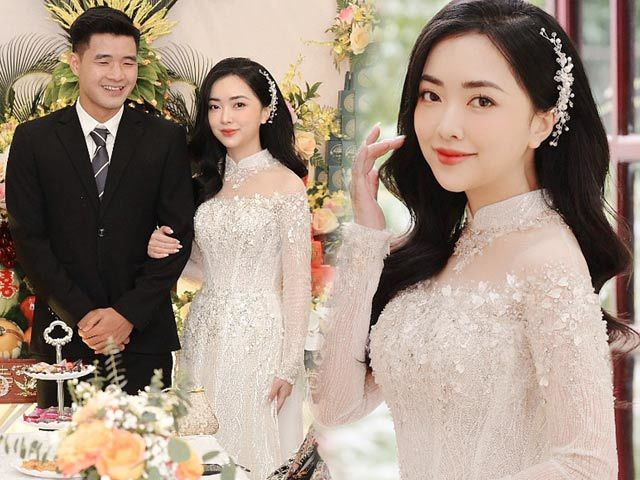 Sáng ngày 8/5, cả hai đã có cái kết viên mãn, ngọt ngào, kết thúc cho câu chuyện tình đẹp của cặp đôi trẻ sau 3 năm hẹn hò. Đám cưới được tổ chức tại quê nhà Phú Thọ trong không khí vô cùng hạnh phúc, náo nhiệt mang đậm văn hóa dân tộc Mường.