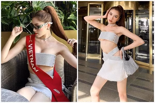 Ngoài bộ cánh này, những trang phục khác của Thanh Thanh Huyền trong cuộc thi đều hạn chế hở quá đà.