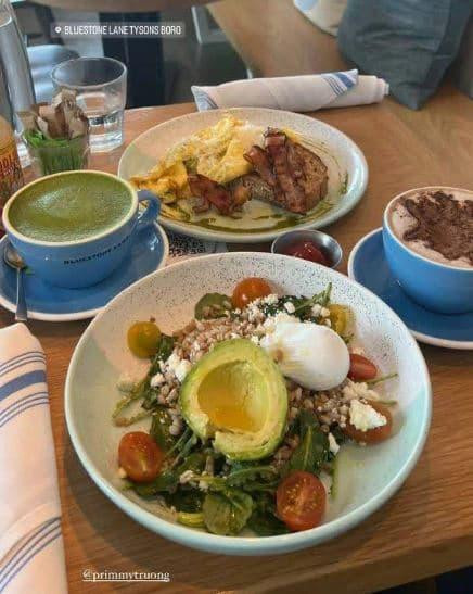 Qua một vài chi tiết có thể thấy, Primmy Trương còn đi ăn với em dâu tương lai.