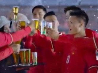 Video quảng cáo sử dụng hình ảnh kinh điển Quang Hải đá phạt ghi bàn trong trận chung kết trước U23 Uzbekistan.