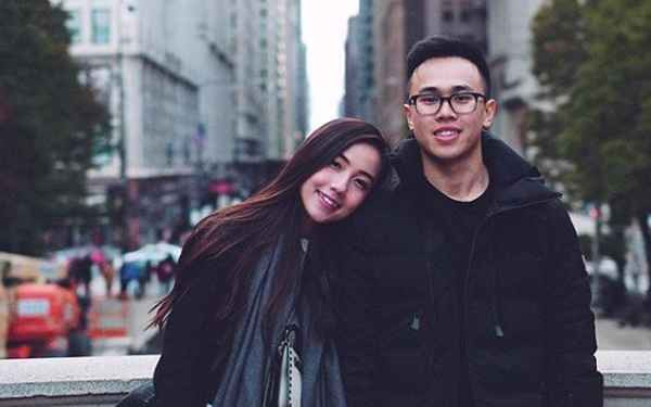 Sau một thời gian dài hẹn hò, hot girl này tổ chức đám cưới linh đình với bạn trai Dũng Anh vào tháng 11/2019. Chồng Mie Nguyễn cũng có xuất thân trong gia đình giàu có.