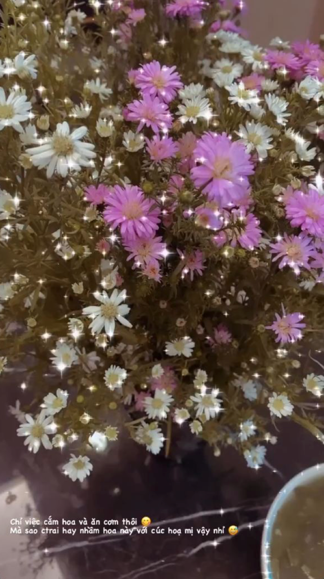 Hot girl Hà thành còn dõng dạc khoe rằng "chỉ việc cắm hoa và ăn cơm thôi".